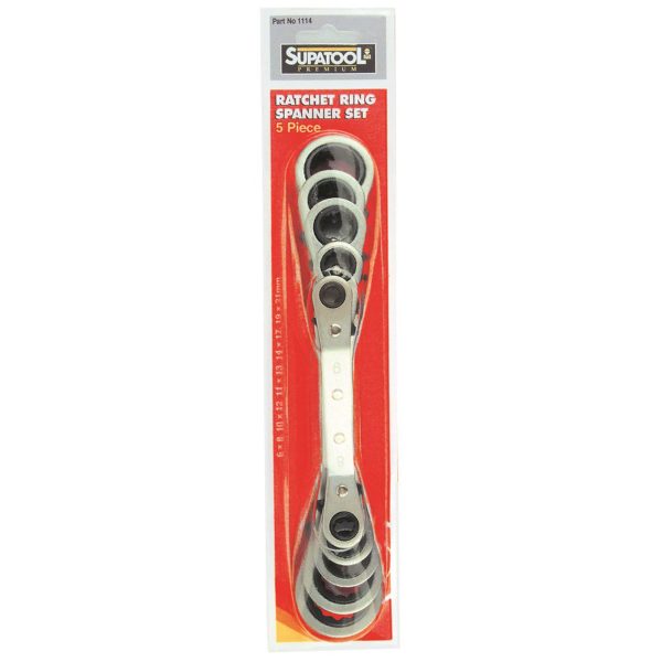 SUPATOOL 1115 RATCHET RING AF 5 PCE - Image 2