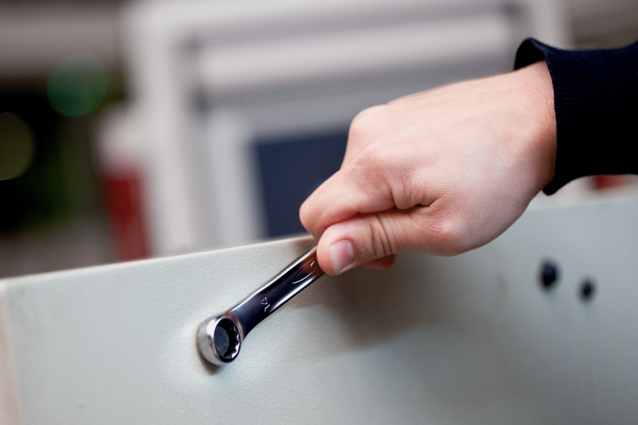 Bahco Spanner, Metric, Combination Ring & Open End, 10mm, Vanadium-Extra Chrome Plated, Open End Angle 15 Deg. - Ring 15 Deg. Offset - Image 3