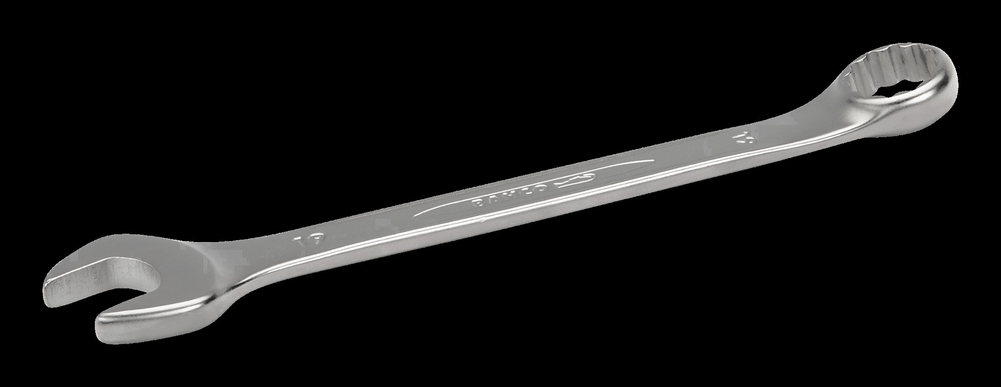 Bahco Spanner, metric, combination ring & open end, 5.5mm, vanadium-extra chrome plated, open end angle 15 deg. - ring 15 deg. Offset