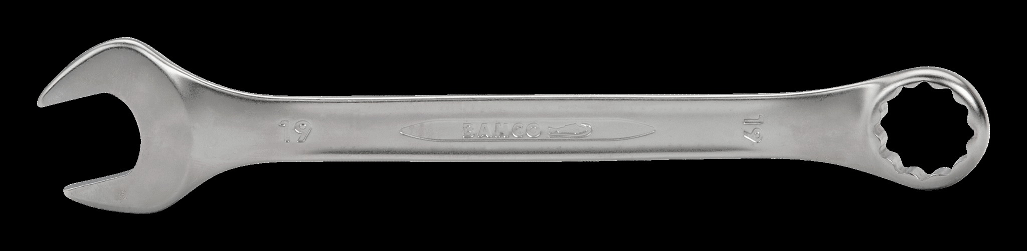 Bahco Spanner, metric, combination ring & open end, 5.5mm, vanadium-extra chrome plated, open end angle 15 deg. - ring 15 deg. Offset - Image 2