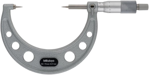Mitutoyo Point Micrometer 50-75Mm 15Deg 112-167