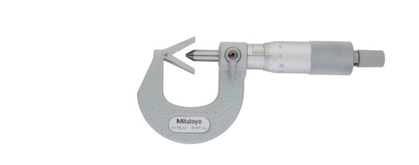 Mitutoyo V-Anvil Micrometer 1-15Mm 114-161