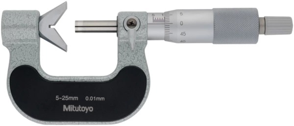 Mitutoyo V-Anvil Mic. 5-25 108 Deg. 114-165
