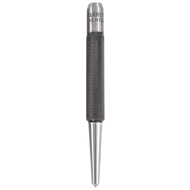 Starrett - Center Punch Round Shank 4in (100mm) 5/32in (4mm) Point