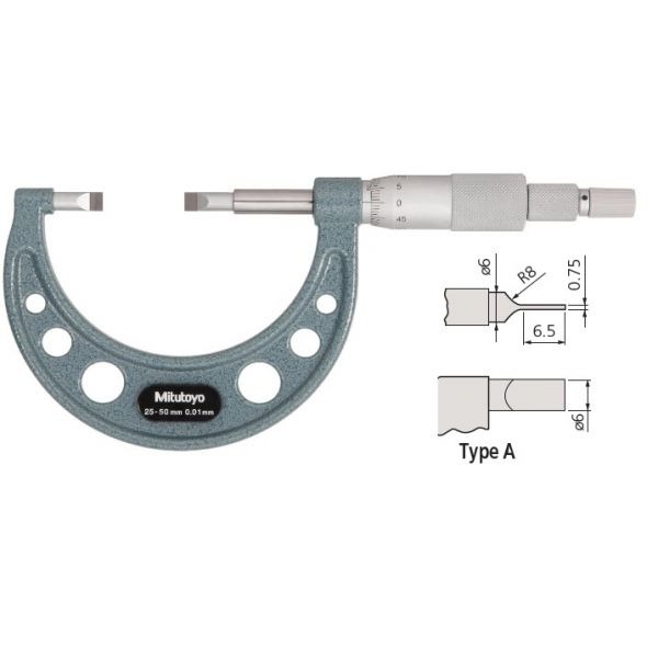 Mitutoyo Micrometer 122-142 - Image 3