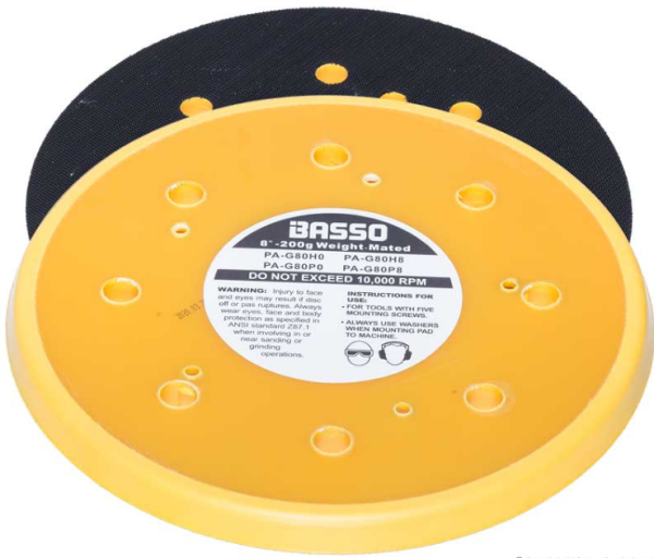 Basso - 8" Velcro Pad suits BOS258GRC-D1