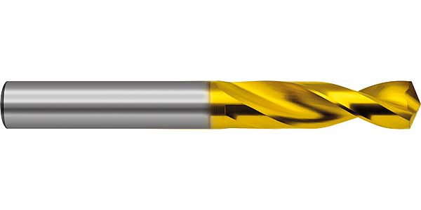 Guhring Stub drill HSCO TiN Coated