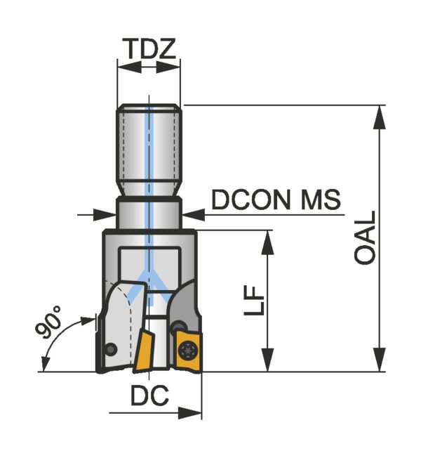 PRAMET 12A2R020M06-SAD07D-C Milling cutters with clamping by screw - Image 2