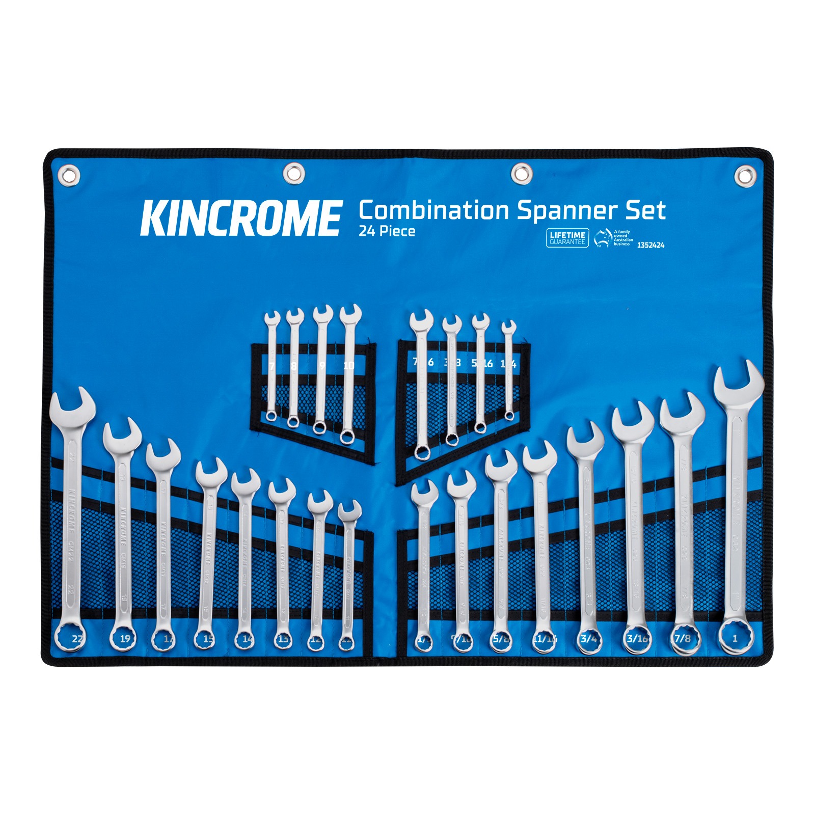 KINCROME 1352424 24P COMBO SPAN SET MET/IMP