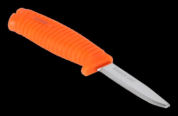 Bahco 1446-FLOAT - Rescue floating knife with fluorescent handle 102 mm | BAHCO