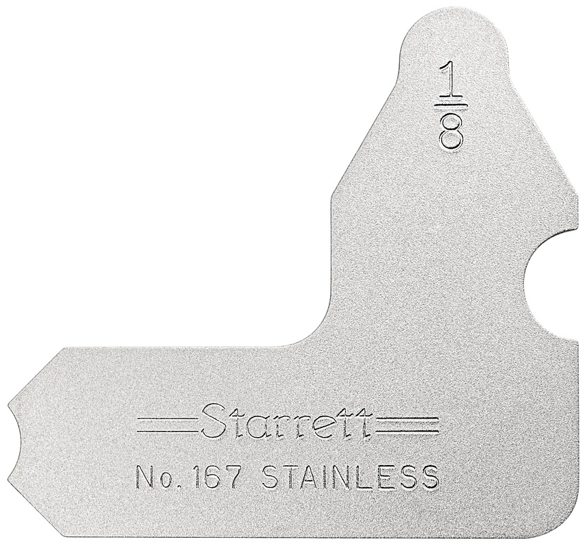 Starrett - Radius Gauge 1/8in