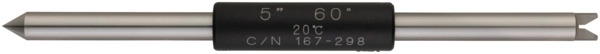 Mitutoyo Screw Thread 5"X60Deg 167-298