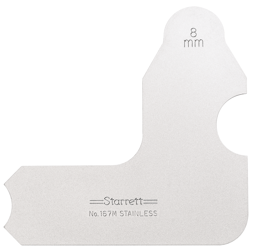 Starrett - Radius Gauge 8mm