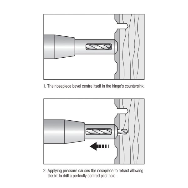 DRILL SELF CENTRE QUICKBIT HEX SHANK 1/8" P&N - Image 3