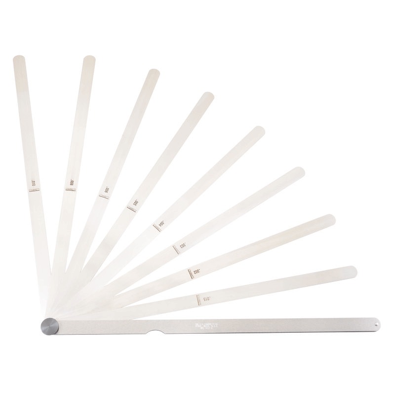 Starrett - Thickness Gage 8 Straight Leaves .002-.015in Range