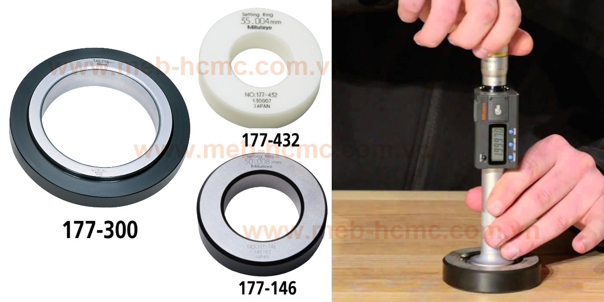 Mitutoyo SETTING RING WITH CAL CERT 177-132-62