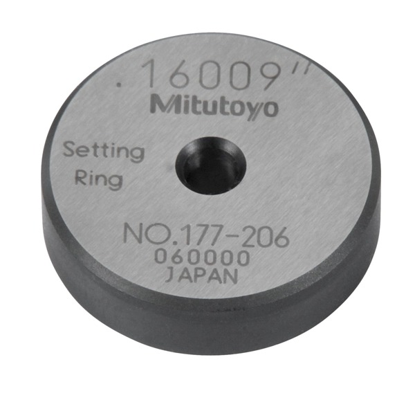 Mitutoyo Ring Gage .16In 177-206
