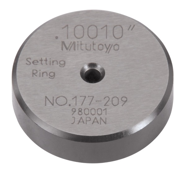 Mitutoyo Ring Gage 1.0In 177-209