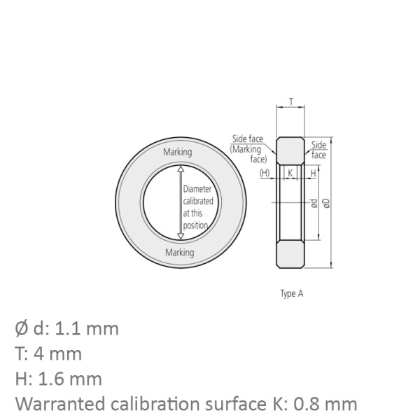 Mitutoyo Ring Gage 1.1Mm 177-222 - Image 4