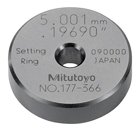 Mitutoyo Ring Gage 5Mm,0.200" 177-366 - Image 2