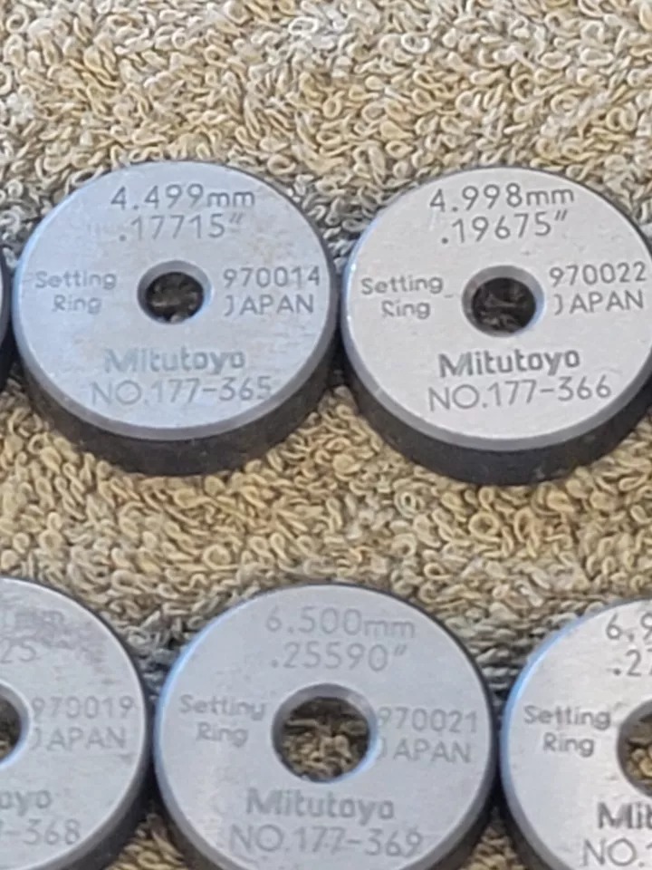 Mitutoyo Ring Gage 7Mm,0.280" 177-370 - Image 4