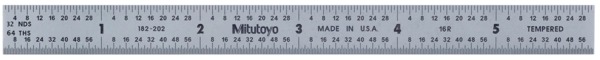 Mitutoyo Steel Rule A 182-202