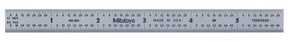 Mitutoyo Steel Rule A 182-203
