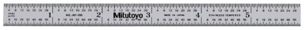 Mitutoyo Steel Rule A 182-205