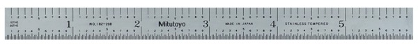 Mitutoyo Steel Rule A 182-208