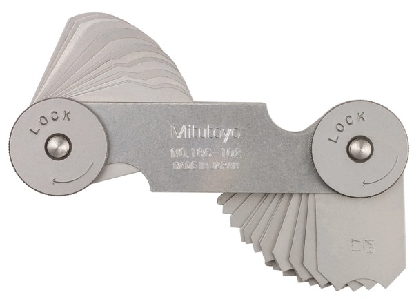 Mitutoyo Radius Gage A 186-102