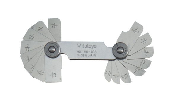 Mitutoyo Radius Gage A 186-103