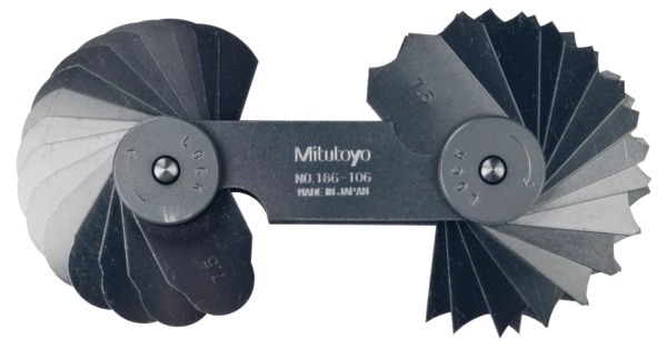 Mitutoyo Radius Gage A 186-106