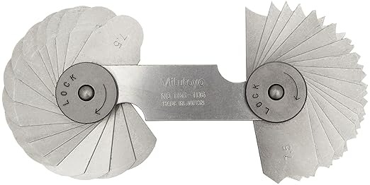 Mitutoyo Radius Gage A 186-106 - Image 2