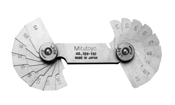 Mitutoyo Radius Gauge 186-110
