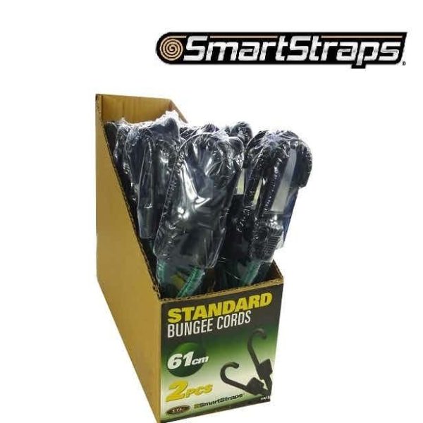 SmartStraps STANDARD BUNGEE CORD 61CM 2PK GREEN