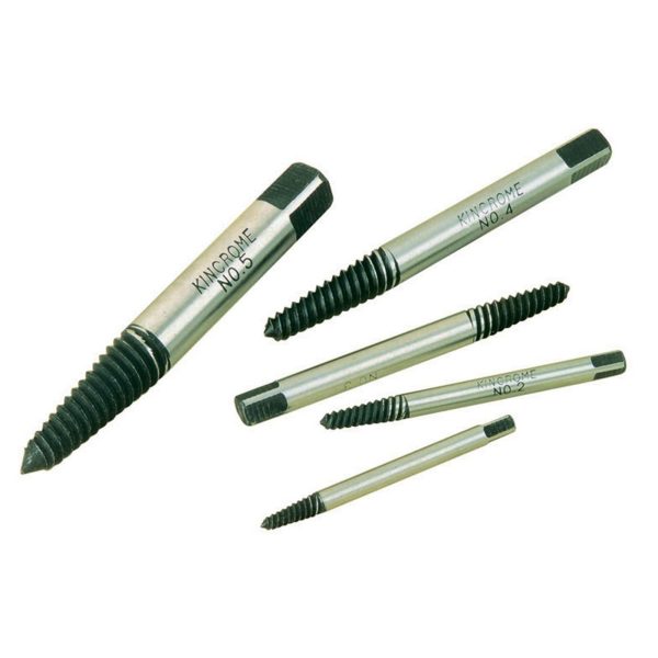 KINCROME 19157C SCREW EXTRACTOR SET 5 PCE
