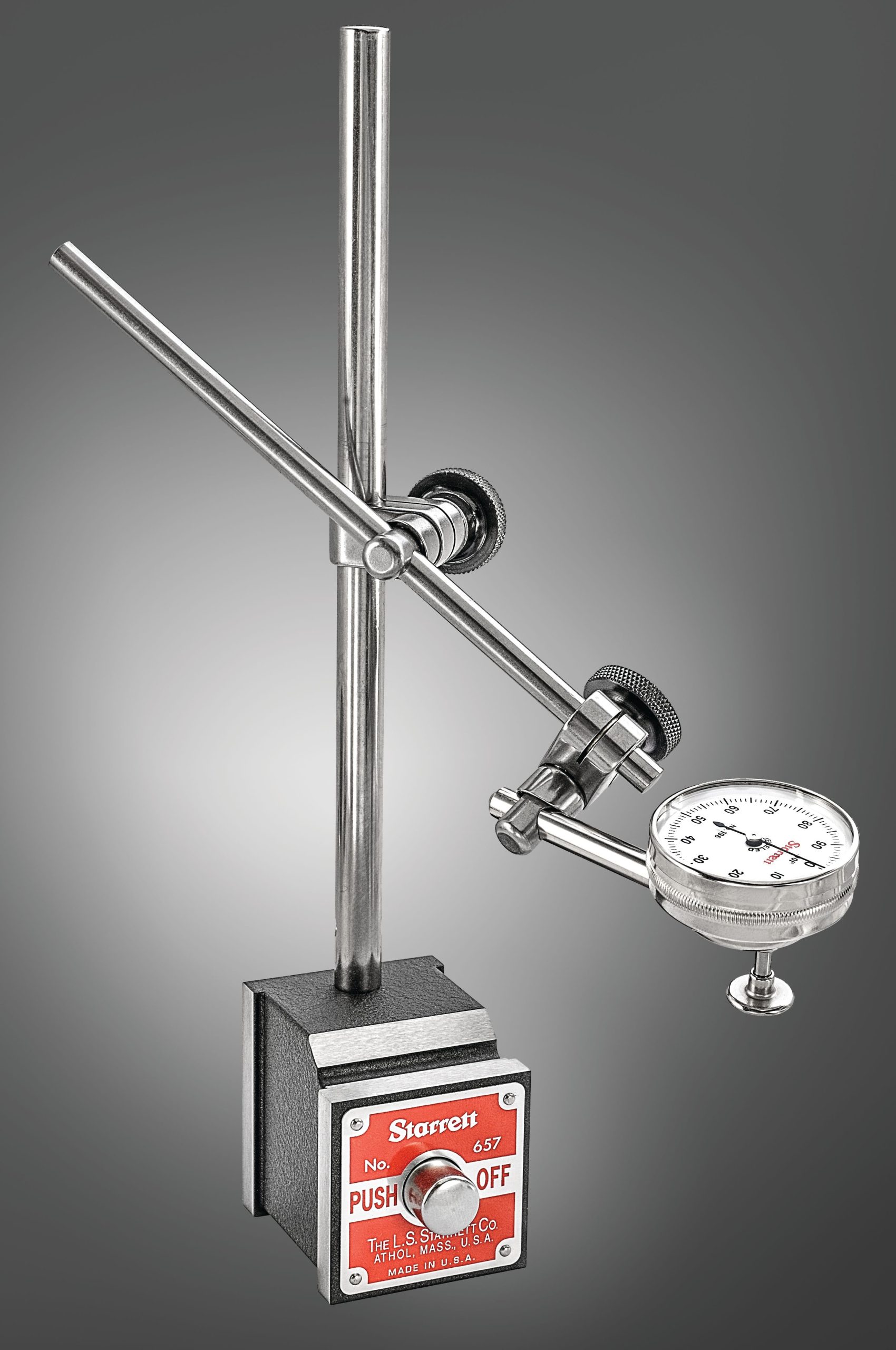 Starrett - Dial Test Indicator 0-100 Back Plunger W/points/adapter Only - Image 4