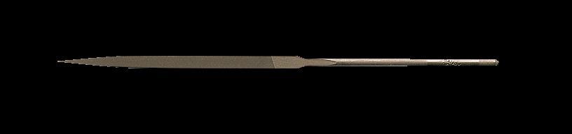 Bahco Needle file, three square, 6", 16cm, smooth cut, no handle, industrial pack