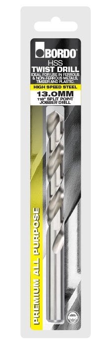 Bordo 5mm Bright HSS Jobber Drill - Clam