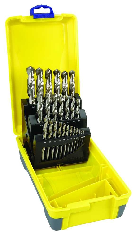 Bordo 25 Piece Bright HSS Jobber Set in ABS Plastic Case