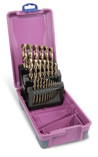 Bordo 1-13mm 25 Pce HSS Cobalt Drill Set ABS Case