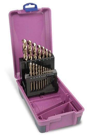 Bordo - 1-13mm 19 Pce HSS Cobalt Drill Set ABS Case