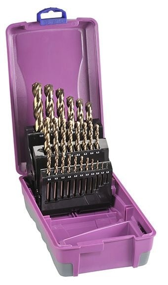 Bordo - 1-13mm 25 Pce HSS Cobalt Drill Set ABS Case