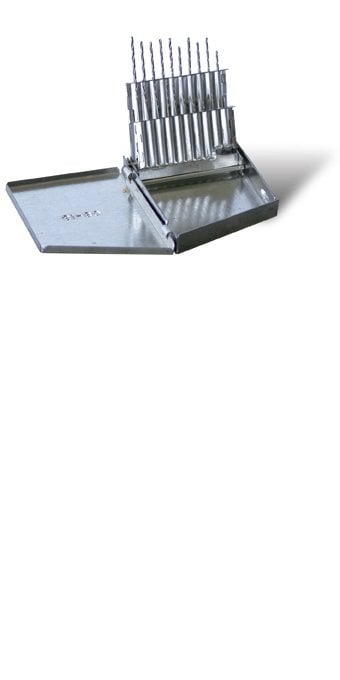 Bordo No.61 - 80 20 Piece Bright HSS Jobber Set