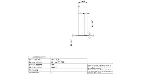 Guhring Jobber drill HSS - Image 2