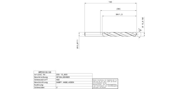 Guhring Jobber drill HSS - Image 2