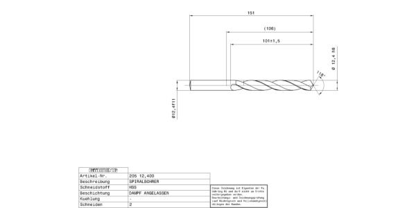 Guhring Jobber drill HSS - Image 2