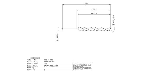 Guhring Jobber drill HSS 9/16 - Image 2