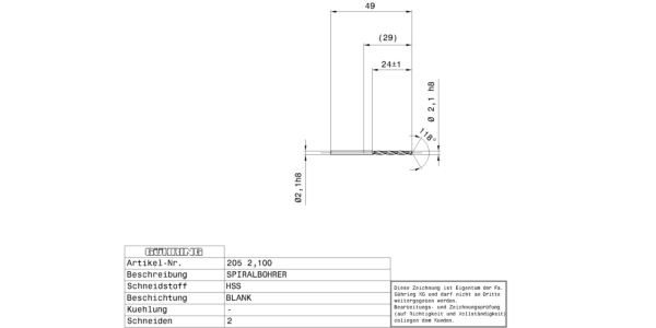 Guhring Jobber drill HSS - Image 2
