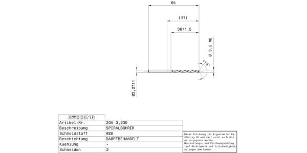 Guhring Jobber drill HSS - Image 2